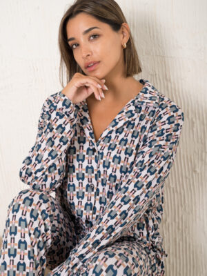 PIJAMA CAMISERO FOXY