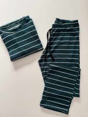 PIJAMA RAYAS VERDE MORLEY