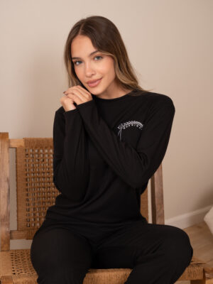 PIJAMA MORNING BLACK