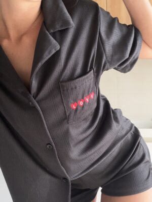 CAMISERO LOVE BLACK