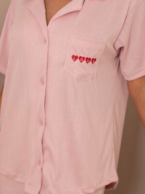 CAMISERO LOVE ROSA